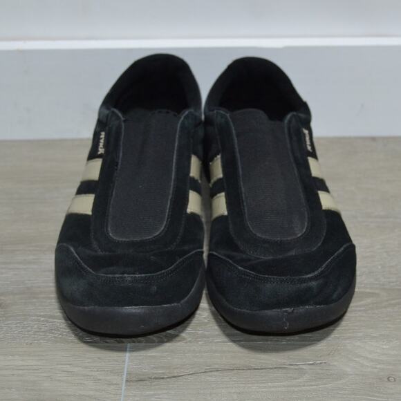 Ryka Woman's Slip-On Black & White Sneakers Size 9 - Picture 2 of 9